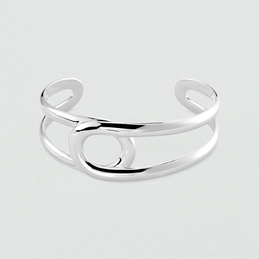 Manchette CURVE - Argent&eacute; - Manchettes  | Agatha
