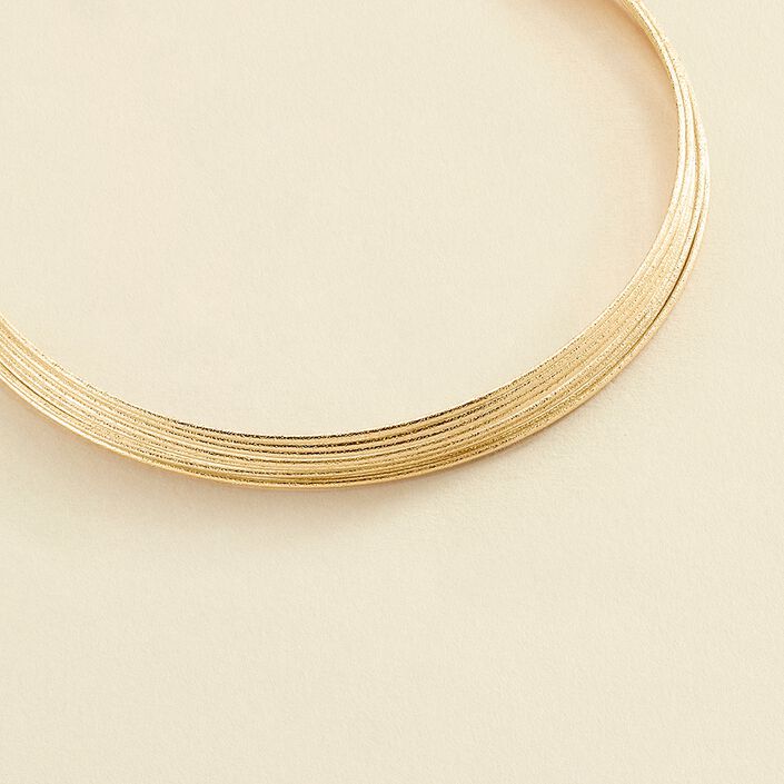 Choker MAAT - Doré - Colliers  | Agatha