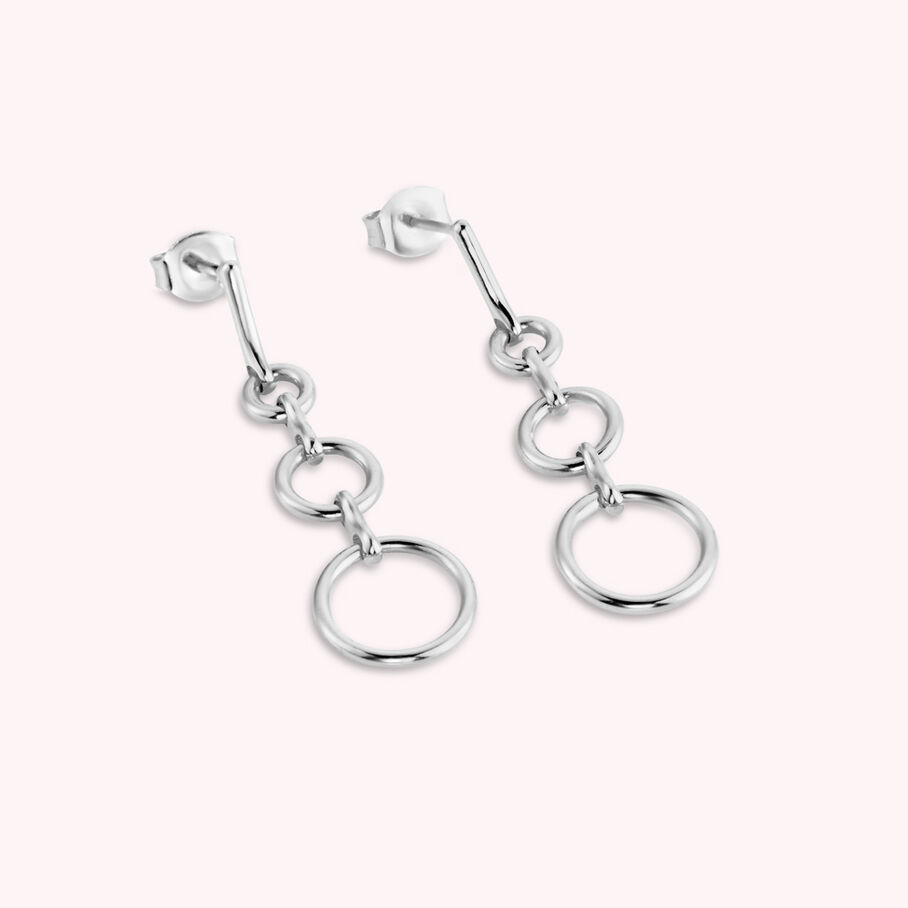 Boucles d'oreilles pendantes PHILRING - Argenté - Boucles d'oreilles  | Agatha