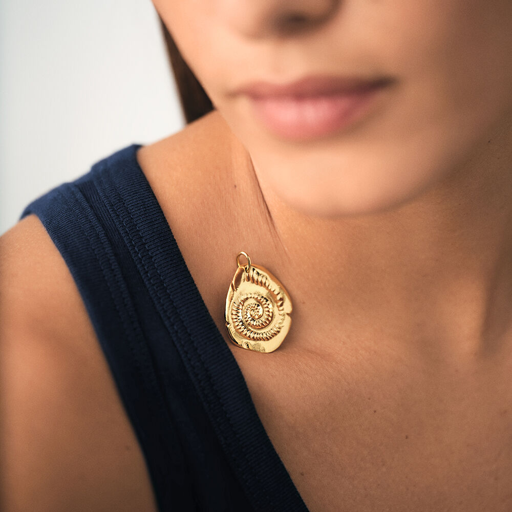 Pendentif COQUILLAGE - Doré - Tous les Talismans  | Agatha