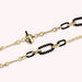 Collier mi-long SESHA - Noir / Doré - Colliers  | Agatha
