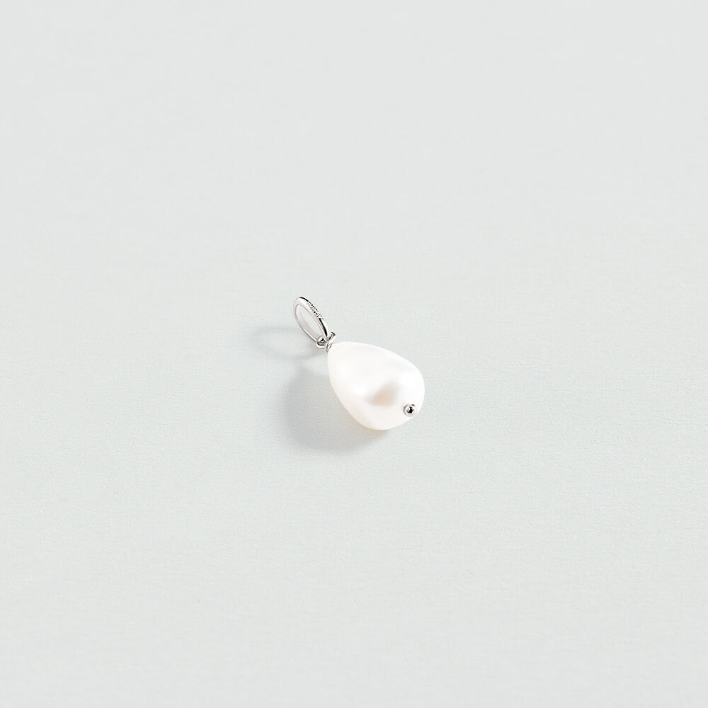 Pendentif PERLE - Perle / Argenté - Tous les Talismans  | Agatha