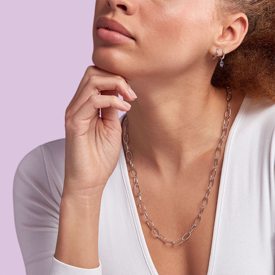Sautoir CHAIN - Argenté - Colliers  | Agatha