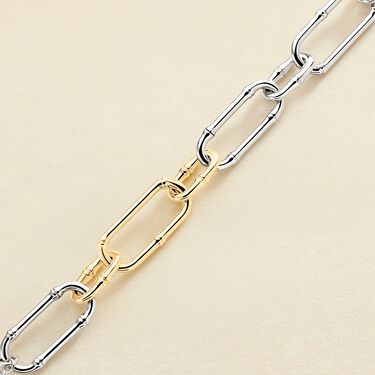 Bracelet souple BAMBOO - Argenté / Doré - Bracelets  | Agatha