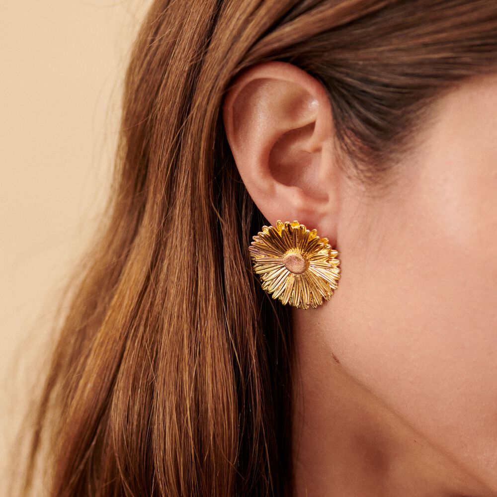 Boucles d'oreilles pendantes BLOSSOM - Dor&eacute; - Boucles d'oreilles fantaisies  | Agatha