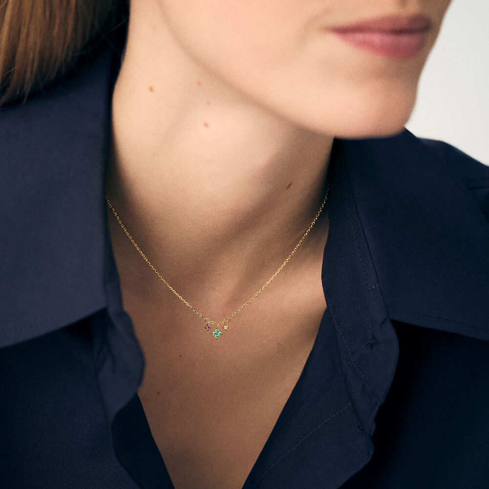 Collier ras du cou BELOVED - Multicolore / Doré - Colliers fantaisie  | Agatha