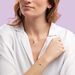 Bracelet souple BEGUIN - Vert / Argenté - Bracelets  | Agatha