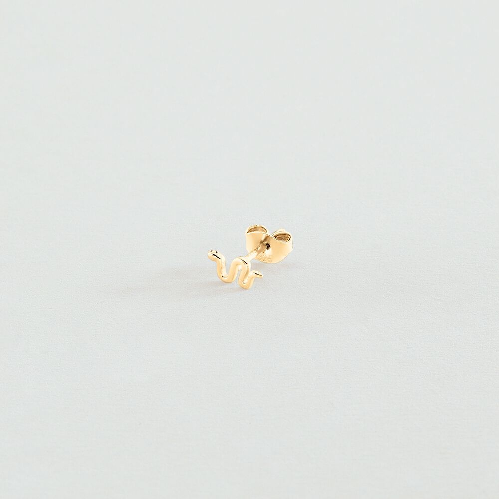 Piercing puce VIPER - Doré - Bijoux sans pierre  | Agatha