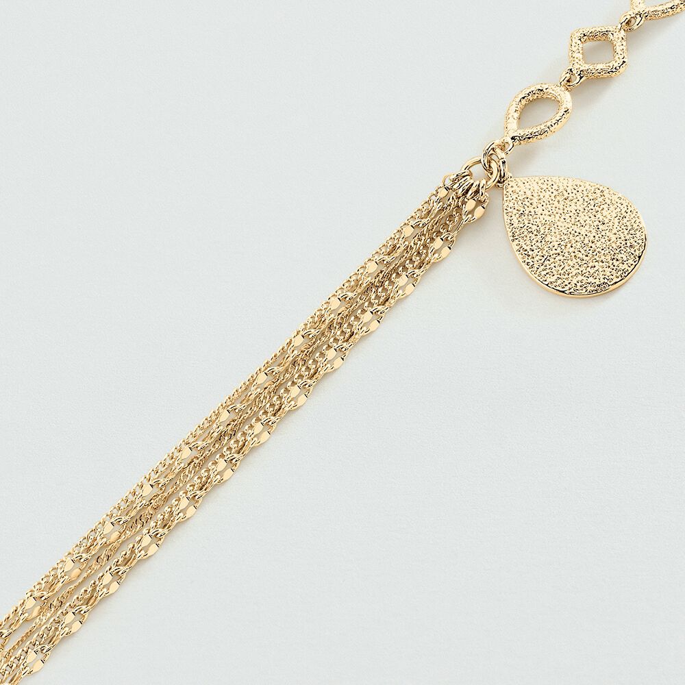 Bracelet Souple Ancien En Métal Doré - Bijou Vintage, Occasion, Plaqué Or Probable