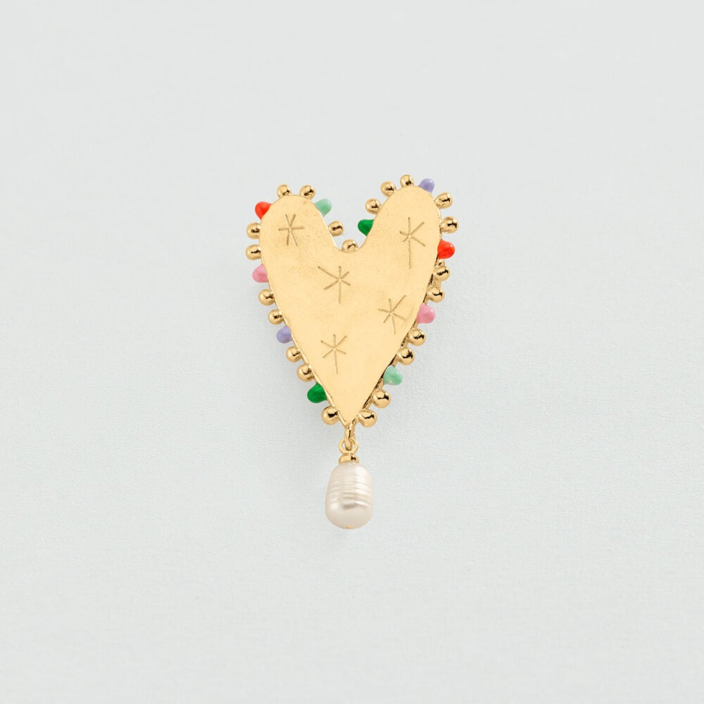 Broche PANGEA - Dor&eacute; - Broche  | Agatha