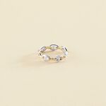 Bague fine ETREINTE - Argenté / Doré - Bagues  | Agatha