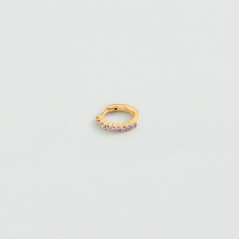 Cr&eacute;oles MIX & MATCH - Violet / Dor&eacute; - Cr&eacute;oles  | Agatha