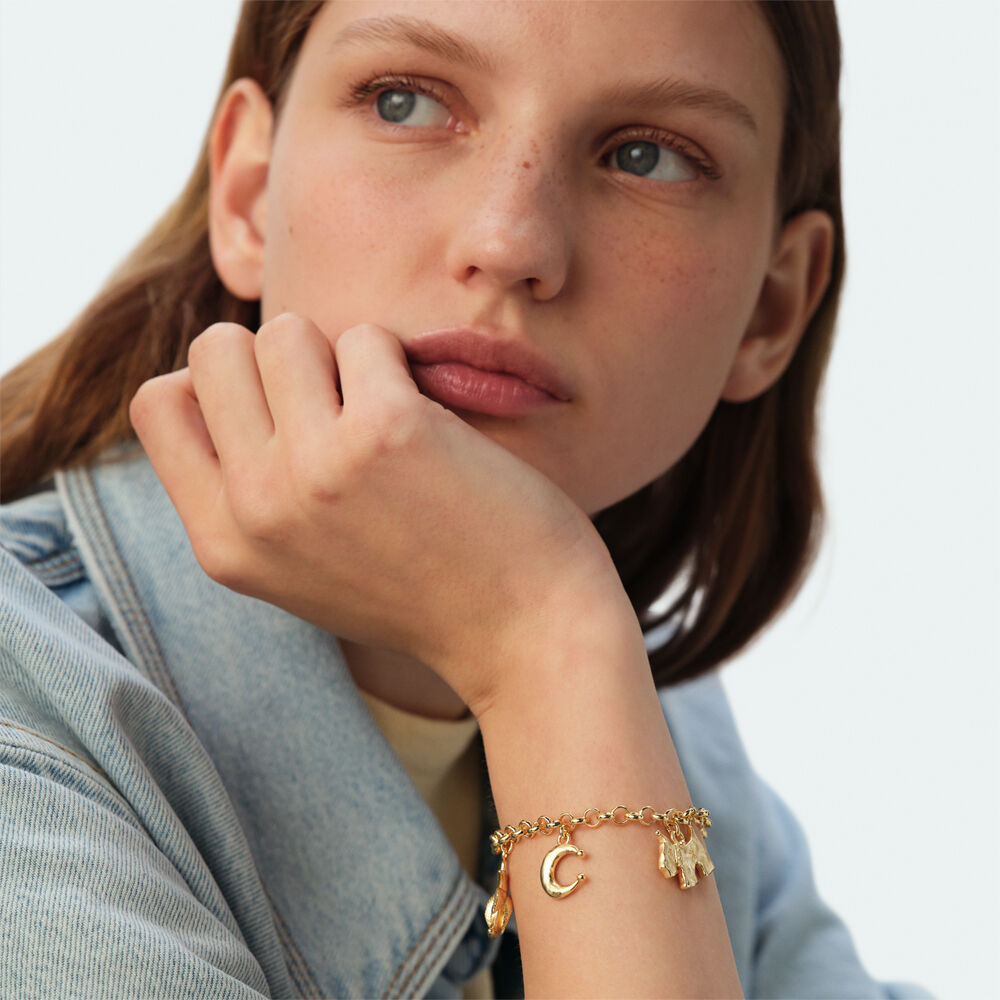 Bracelet souple PANGEA - Dor&eacute; - Bracelets souples  | Agatha