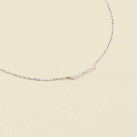 Collier ras du cou BARSHINE - Cristal / Argenté - Colliers  | Agatha