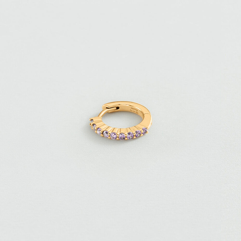 Cr&eacute;oles MIX & MATCH - Violet / Dor&eacute; - Cr&eacute;oles  | Agatha