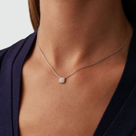 Collier ras du cou GLORIA - Cristal / Argenté - Colliers  | Agatha