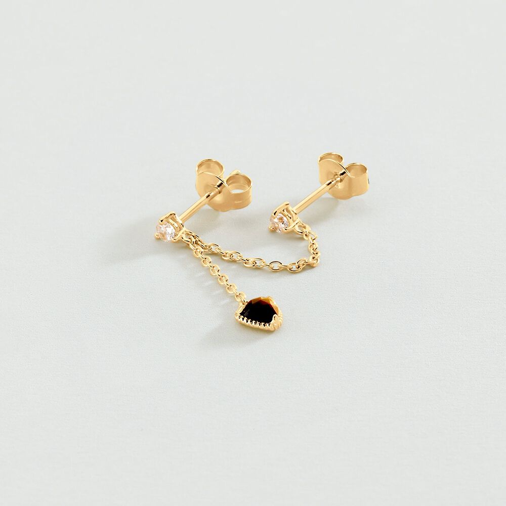Piercing puce MIX & MATCH - Oeil de tigre - Piercings  | Agatha