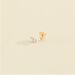 Piercing puce CROISSAN - Cristal / Doré - Piercings  | Agatha
