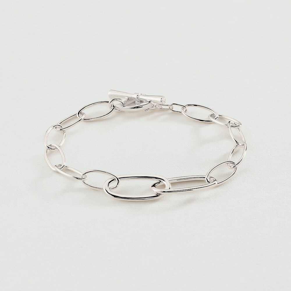Bracelet souple CHAIN - Argent&eacute; - Bracelets fantaisie  | Agatha