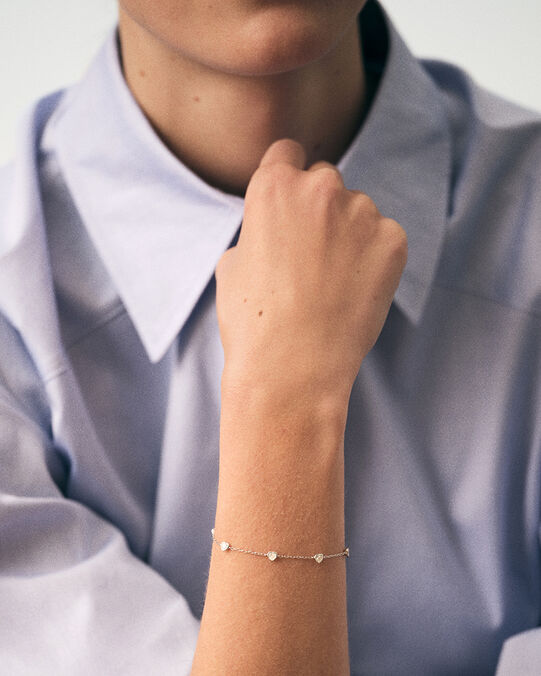 Bracelet souple ADOREE - Cristal / Argenté - Bracelets fantaisie  | Agatha Bracelet souple ADOREE - Cristal / Argenté - Bracelets fantaisie  | Agatha