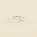 Bague fine SNAKY - Cristal / Argenté - Bagues  | Agatha
