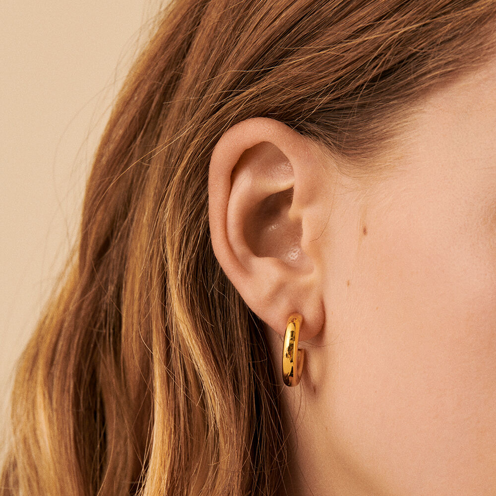Créoles GIPSY - Doré - Boucles d'oreilles  | Agatha
