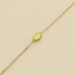 Bracelet souple ATMA - Amazonite/ jaune - Bracelets  | Agatha