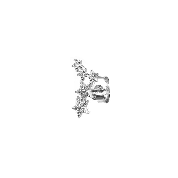 Piercing puce SHINE - Cristal / Argenté - Piercings  | Agatha