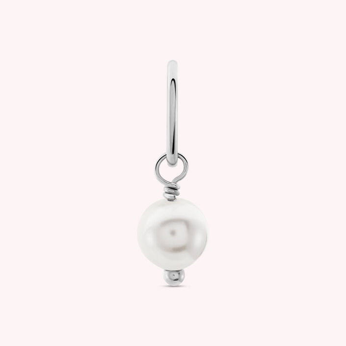 Pendentif PERLE - Perle / Argenté - Bijoux  | Agatha