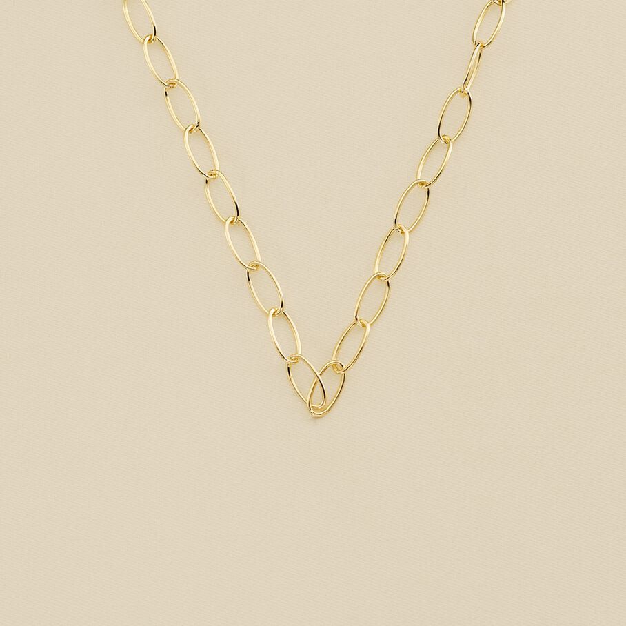 Collier mi-long CHAIN - Doré - Colliers  | Agatha