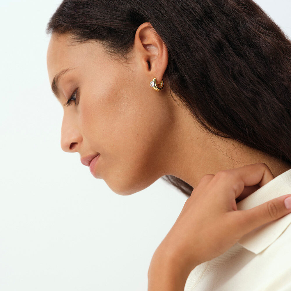 Cr&eacute;oles VICTOIRE - Cristal / Dor&eacute; - Cr&eacute;oles  | Agatha