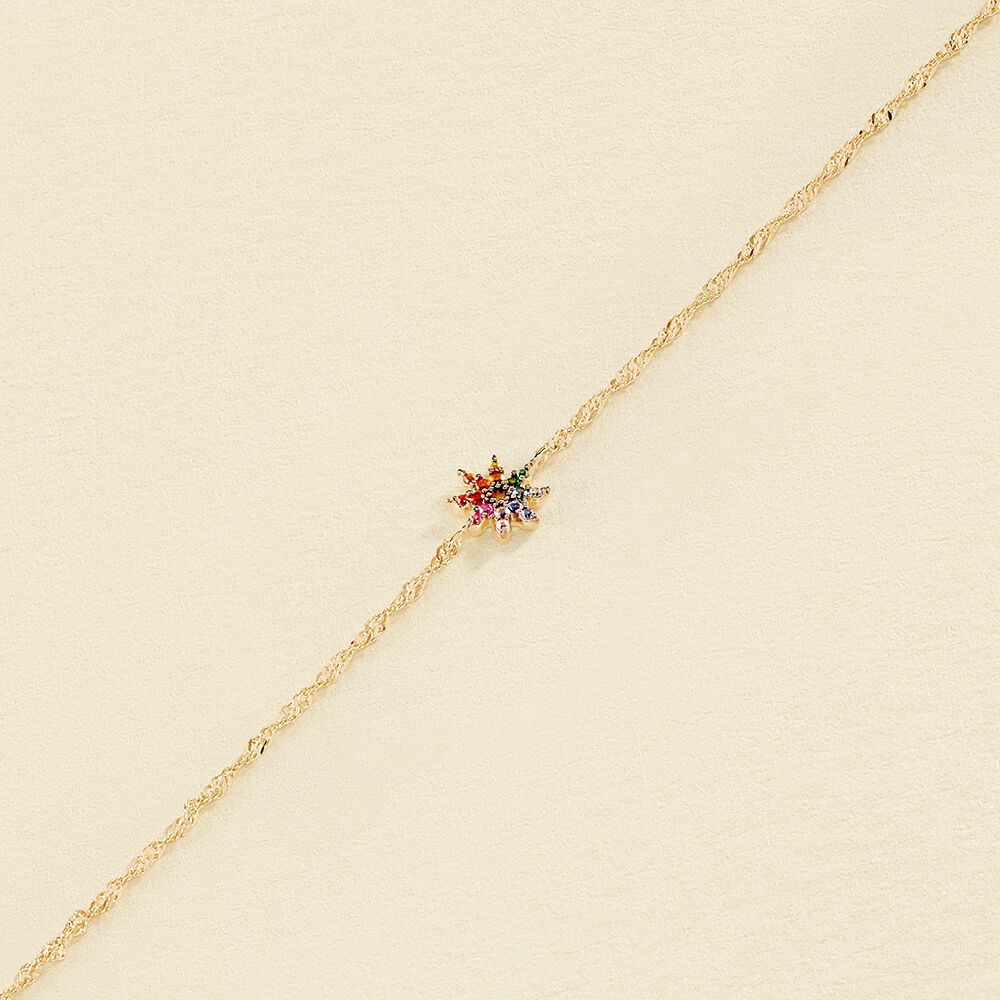 Bracelet souple SPACEAG - Multicolore / Doré - Bracelets  | Agatha