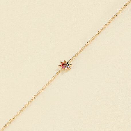 Bracelet souple SPACEAG - Multicolore / Doré - Bracelets  | Agatha