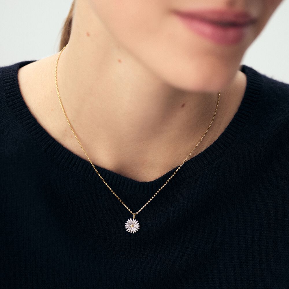 Collier ras du cou BLOSSOM - Cristal / Doré - Colliers fantaisie  | Agatha