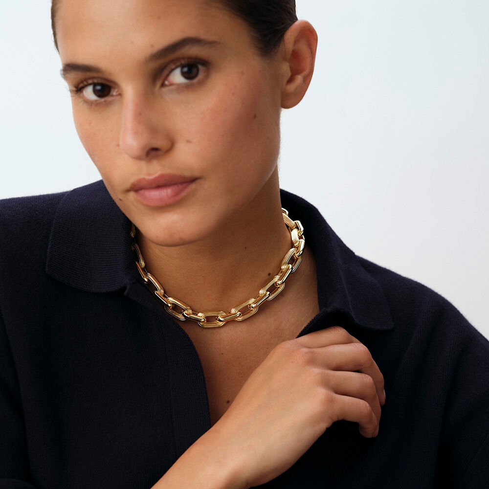 Collier ras du cou HAUSSMANN - Dor&eacute; - Colliers ras du cou  | Agatha