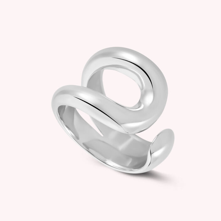 Bague ajustable ICONIQUE - Argenté - Bagues  | Agatha