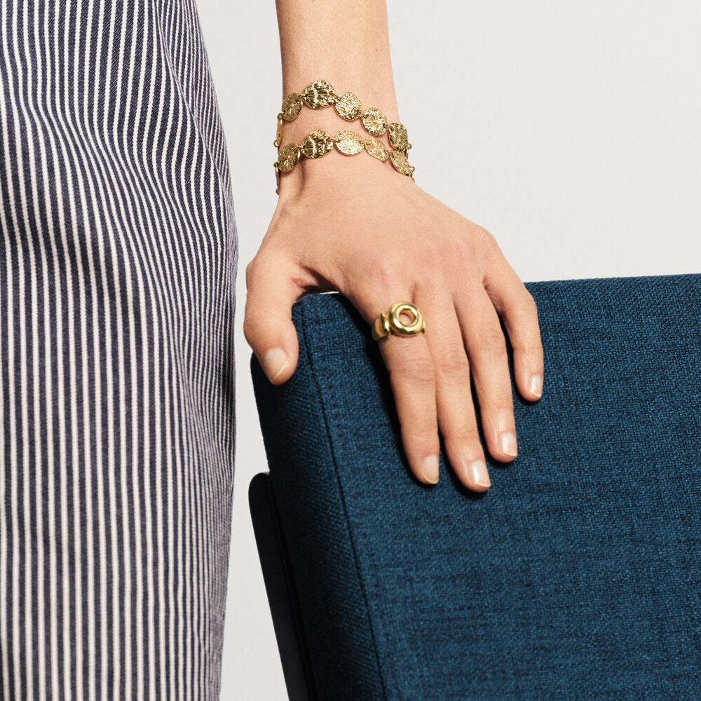 Bracelet souple ASTREE - Doré - Bracelets fantaisie  | Agatha