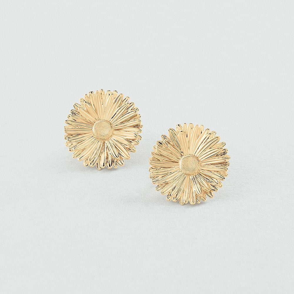 Boucles d'oreilles pendantes BLOSSOM - Doré - Boucles d'oreilles fantaisies  | Agatha