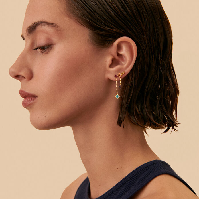 Piercing puce MIX& MATCH - Multicolore / Doré - Piercings  | Agatha