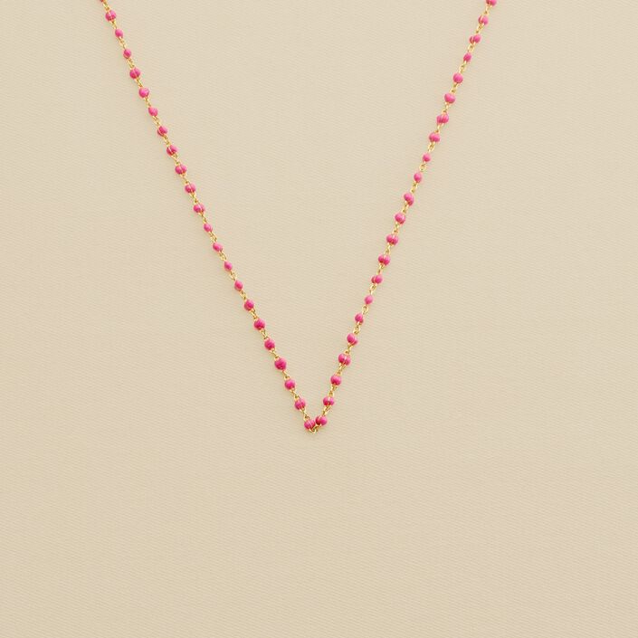 Collier ras du cou SMARTY - Rose fluo - Colliers  | Agatha