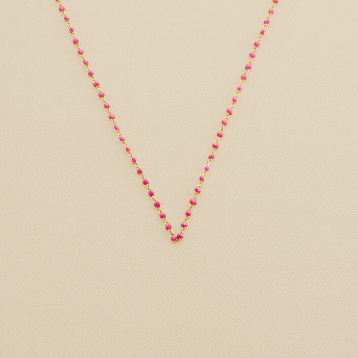 Collier ras du cou SMARTY - Rose fluo - Colliers  | Agatha