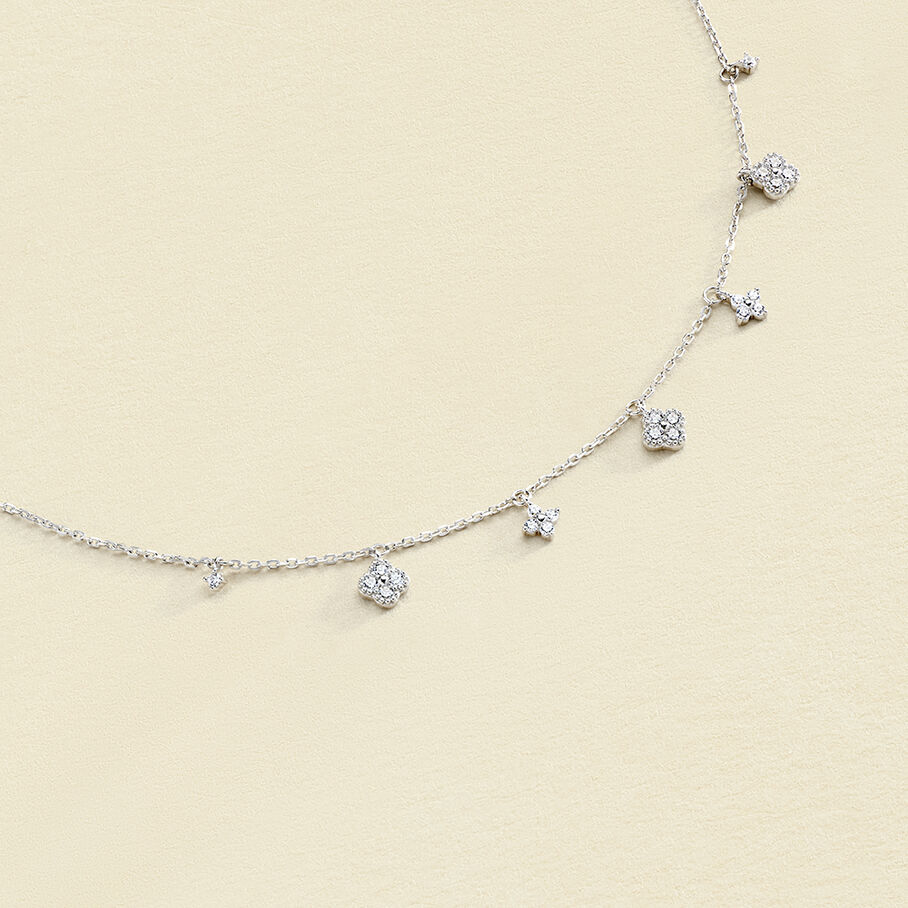 Collier ras du cou BELOVED - Cristal / Argenté - Colliers  | Agatha