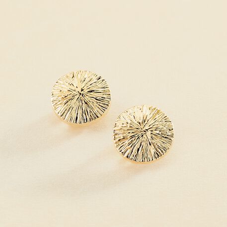 Boucles d'oreilles clips ONDINE - Doré - Boucles d'oreilles  | Agatha