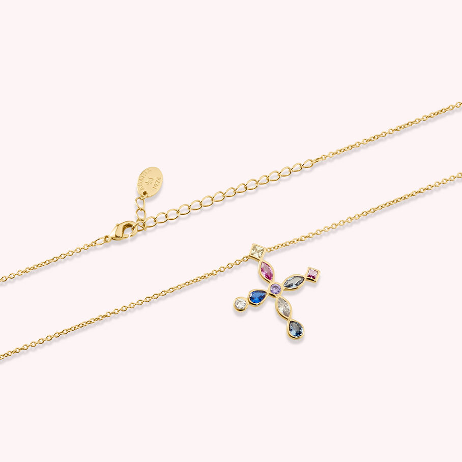 Collier ras du cou LUCES - Multicolore / Doré - Colliers  | Agatha