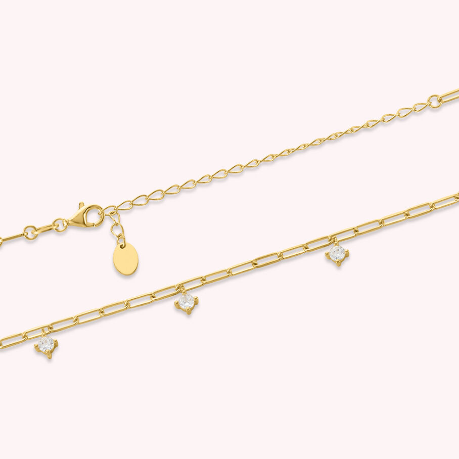 Collier ras du cou HERA - Cristal / Doré - Colliers  | Agatha