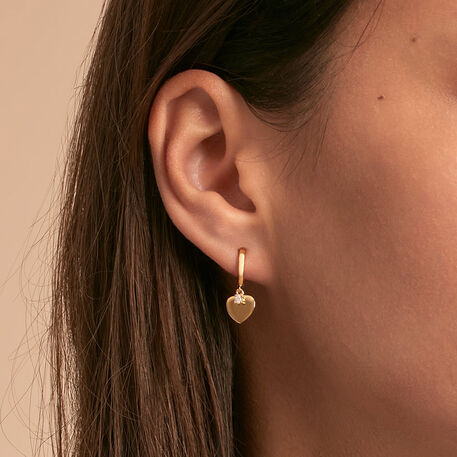 Créoles CORAZON - Cristal / Doré - Boucles d'oreilles  | Agatha