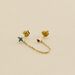 Piercing puce MIX& MATCH - Turquoise / Doré - Piercings  | Agatha