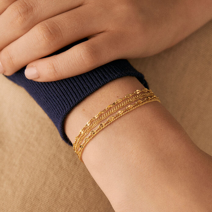 Bracelet souple NEBET - Doré - Bracelets  | Agatha