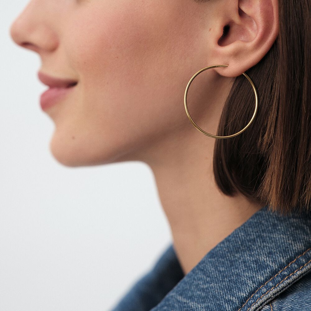 Créoles CREOLA - Doré - Boucles d'oreilles fantaisies  | Agatha