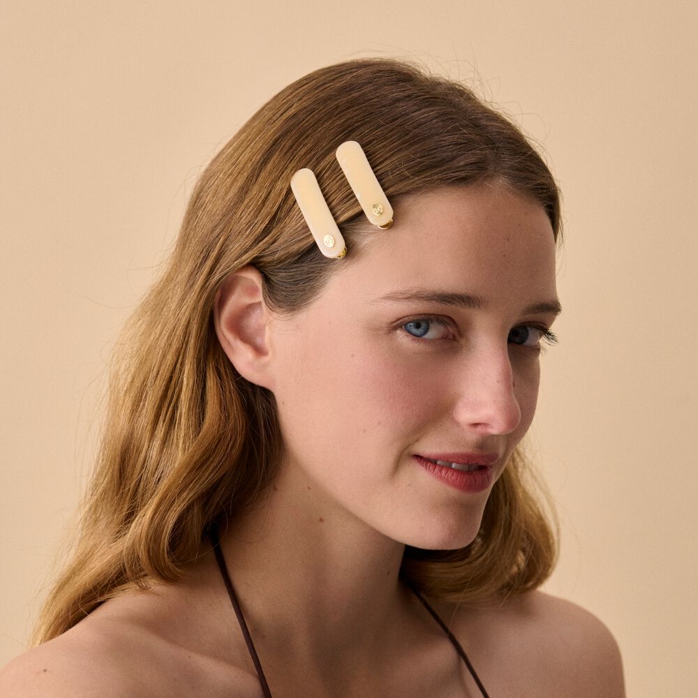 Accessoire cheveux BETTY - Ivoire / Doré - Accessoires bijoux  | Agatha
